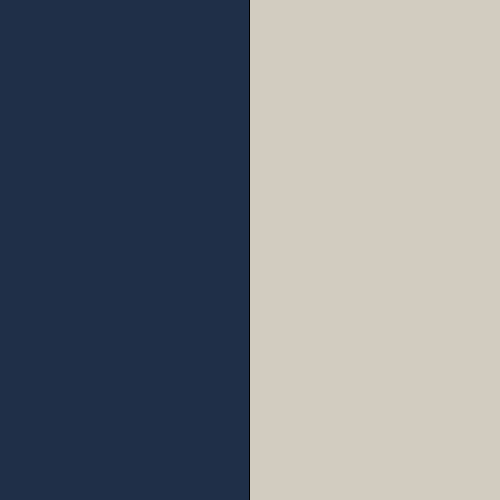 Bleu Marine & Beige