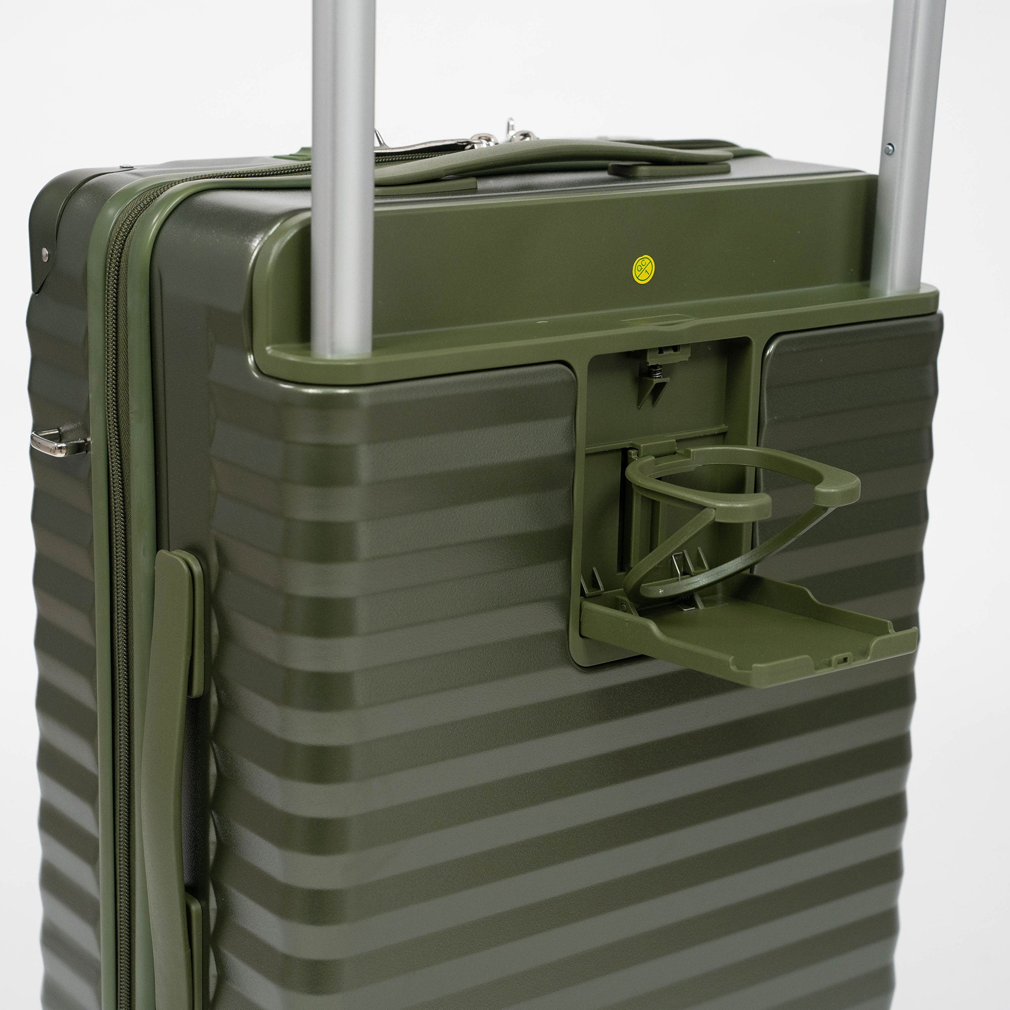 Valise Cabine TITOU Smart Pro – TSA, Port USB, Compartiment Laptop & Porte Goblet - Vert Militaire