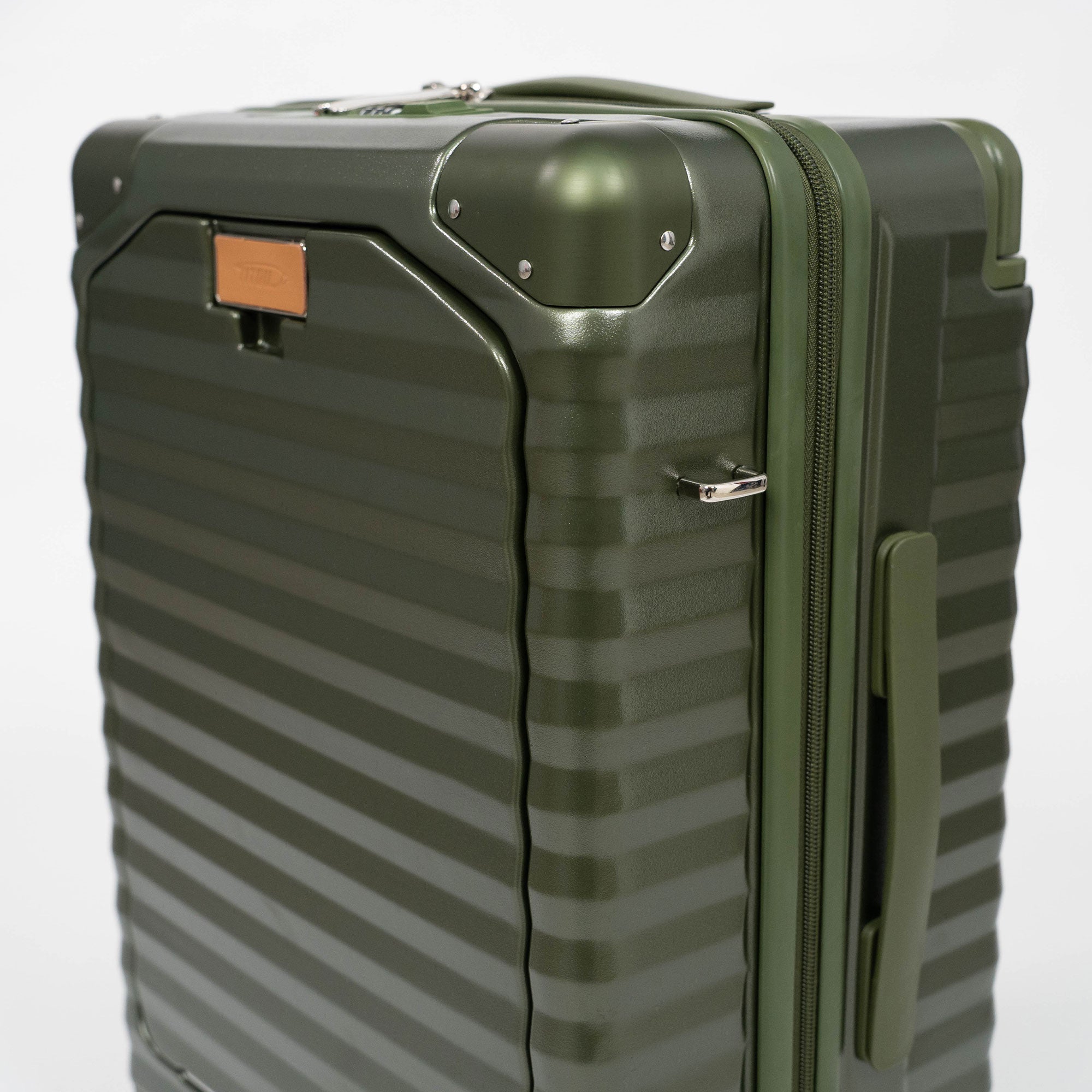 Valise Cabine TITOU Smart Pro – TSA, Port USB, Compartiment Laptop & Porte Goblet - Vert Militaire