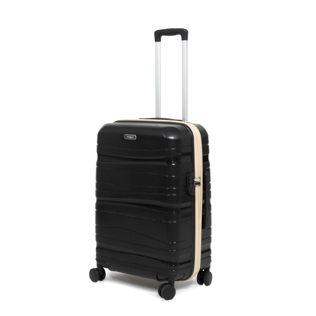Valise Titou Brilliant - Noir & Beige