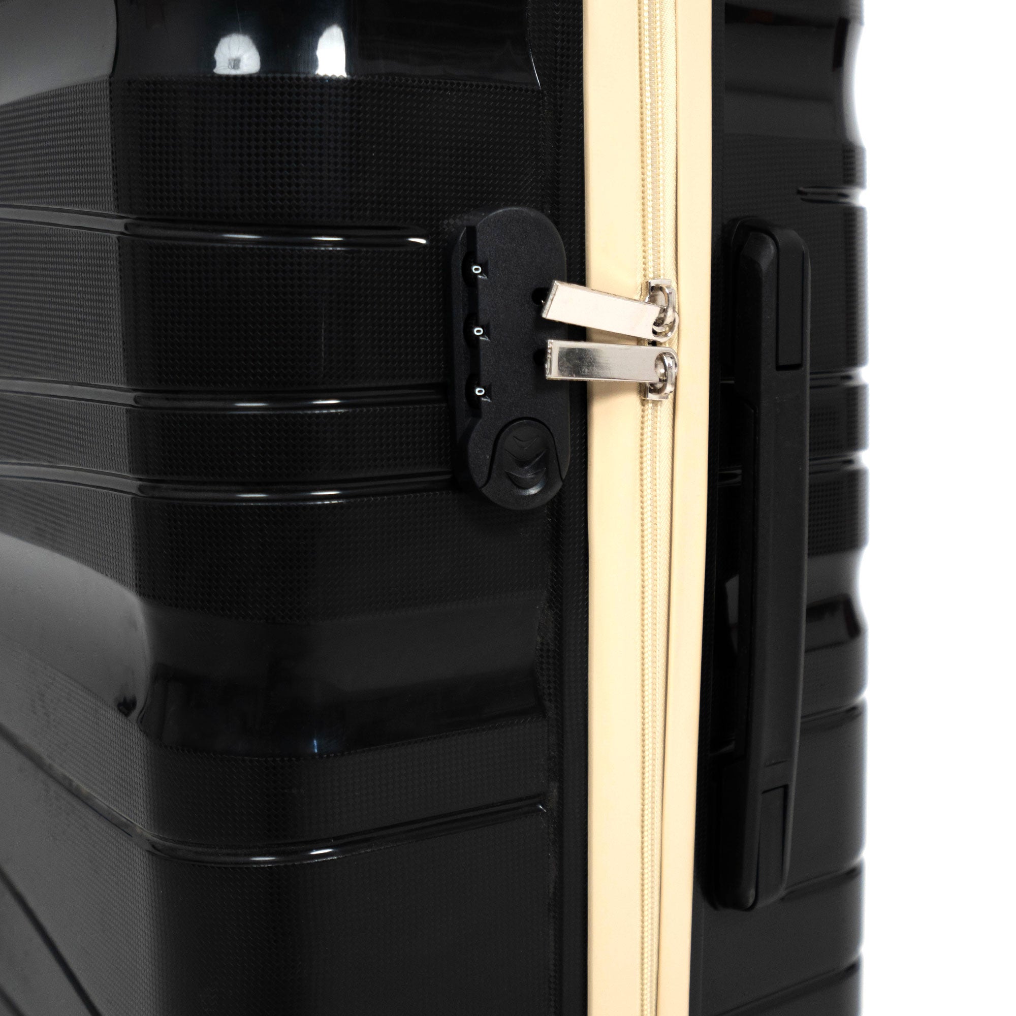 Valise Titou Brilliant - Noir & Beige