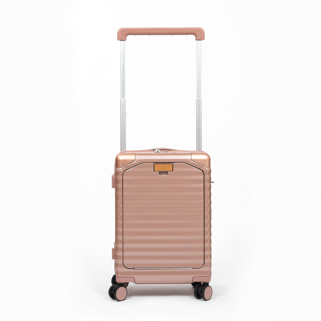 Valise Cabine TITOU Smart Pro – TSA, Port USB, Compartiment Laptop & Porte Goblet - Rose Gold