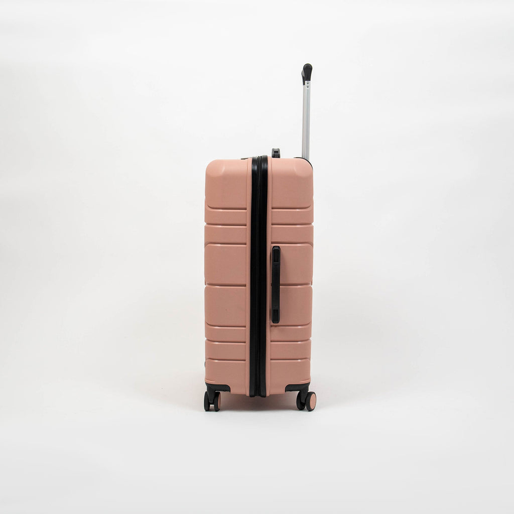 Valise Titou Mat - Saumon & Noir