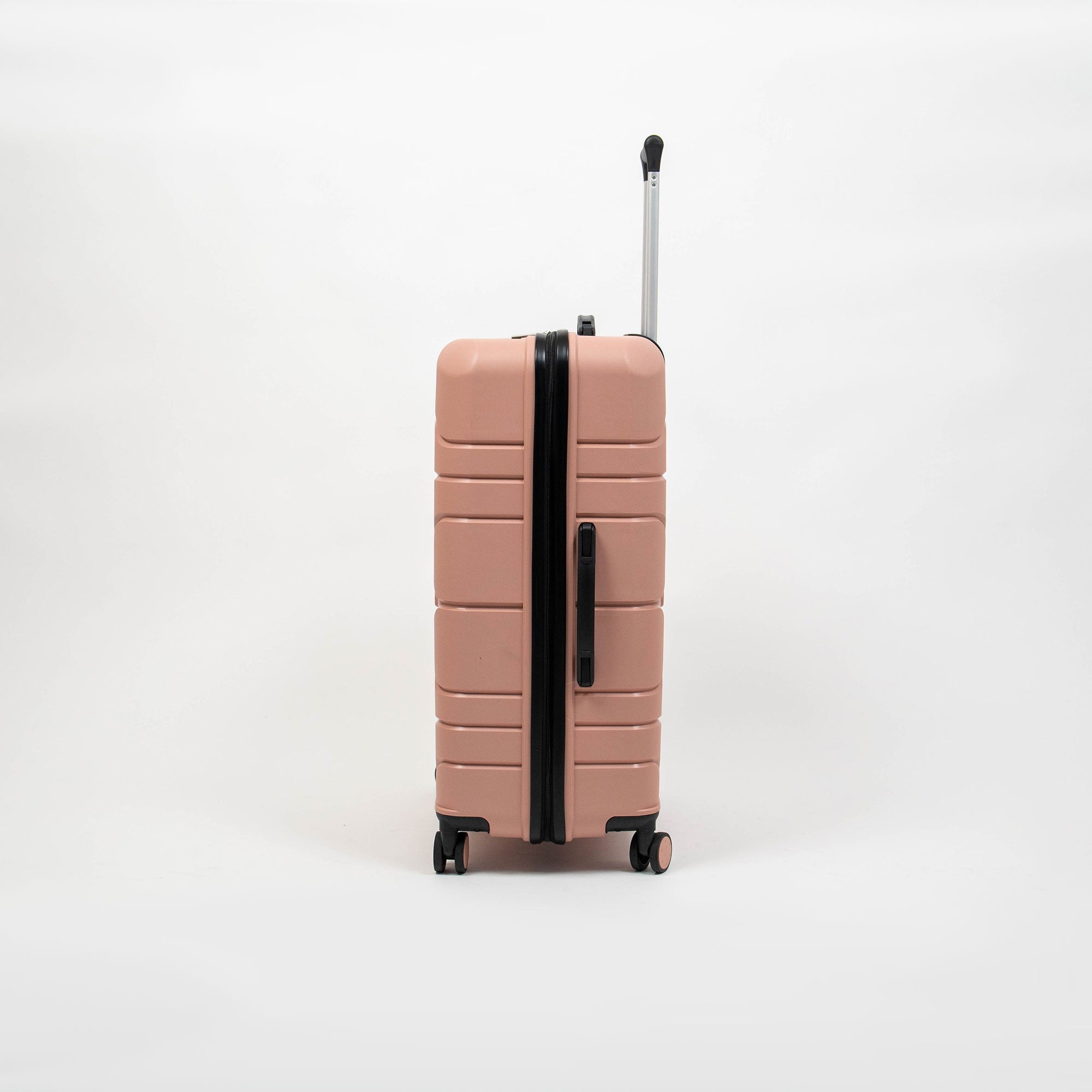 Valise Titou Mat - Saumon & Noir