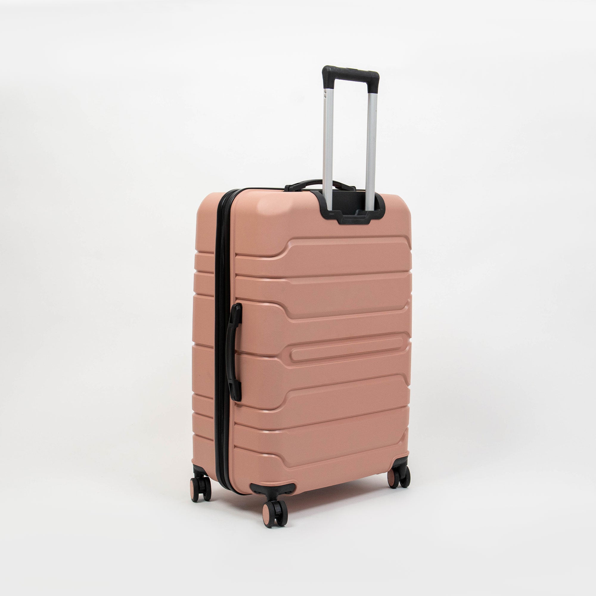 Valise Titou Mat - Saumon & Noir