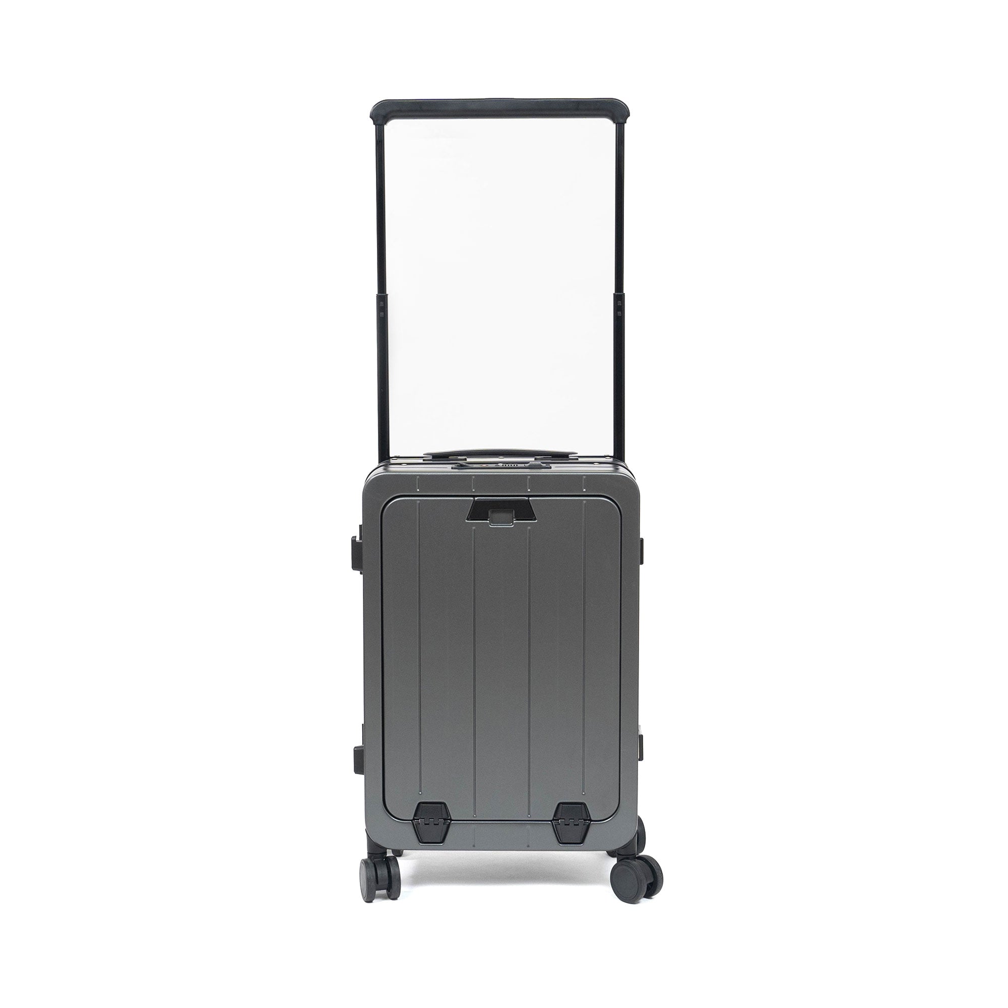 Valise Cabine Titou Premium – TSA, Port USB, Compartiment Laptop & Trolley Large - 8666PRO - Gris