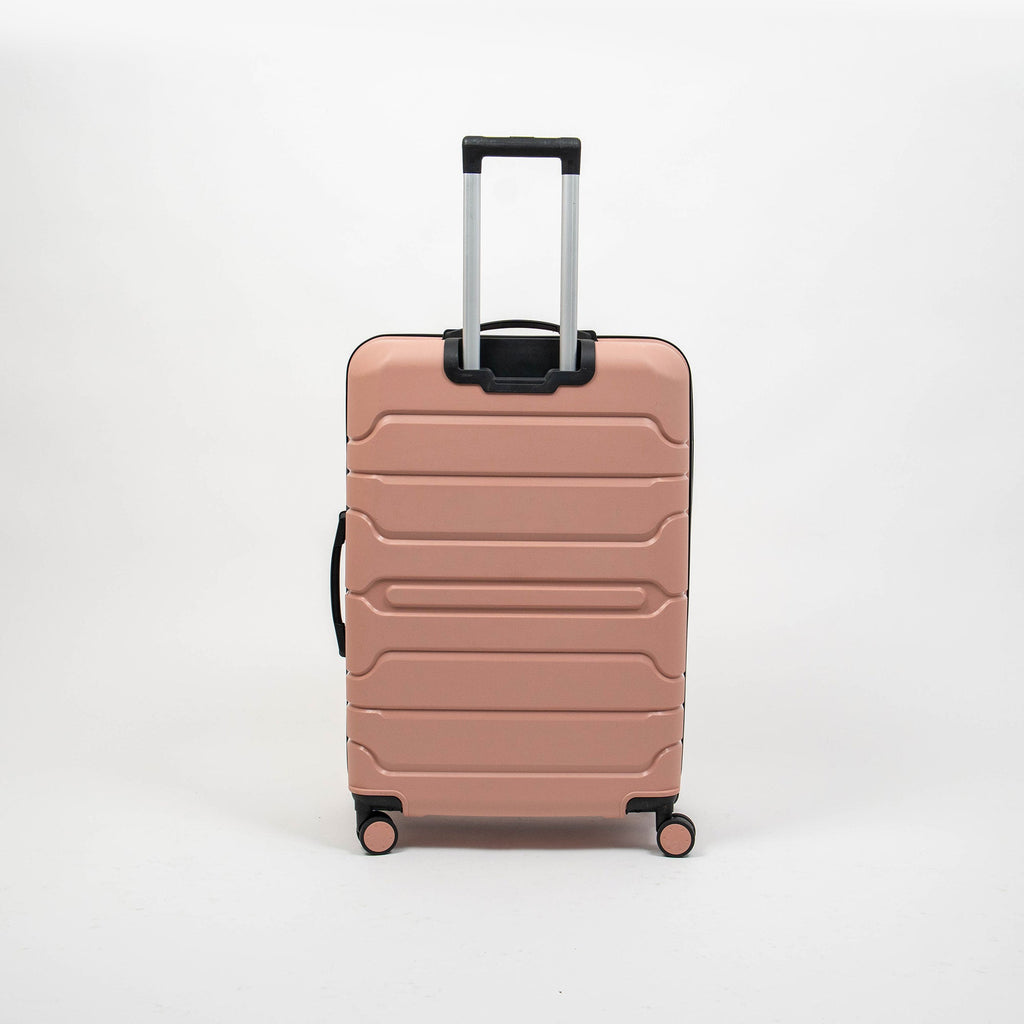 Valise Titou Mat - Saumon & Noir