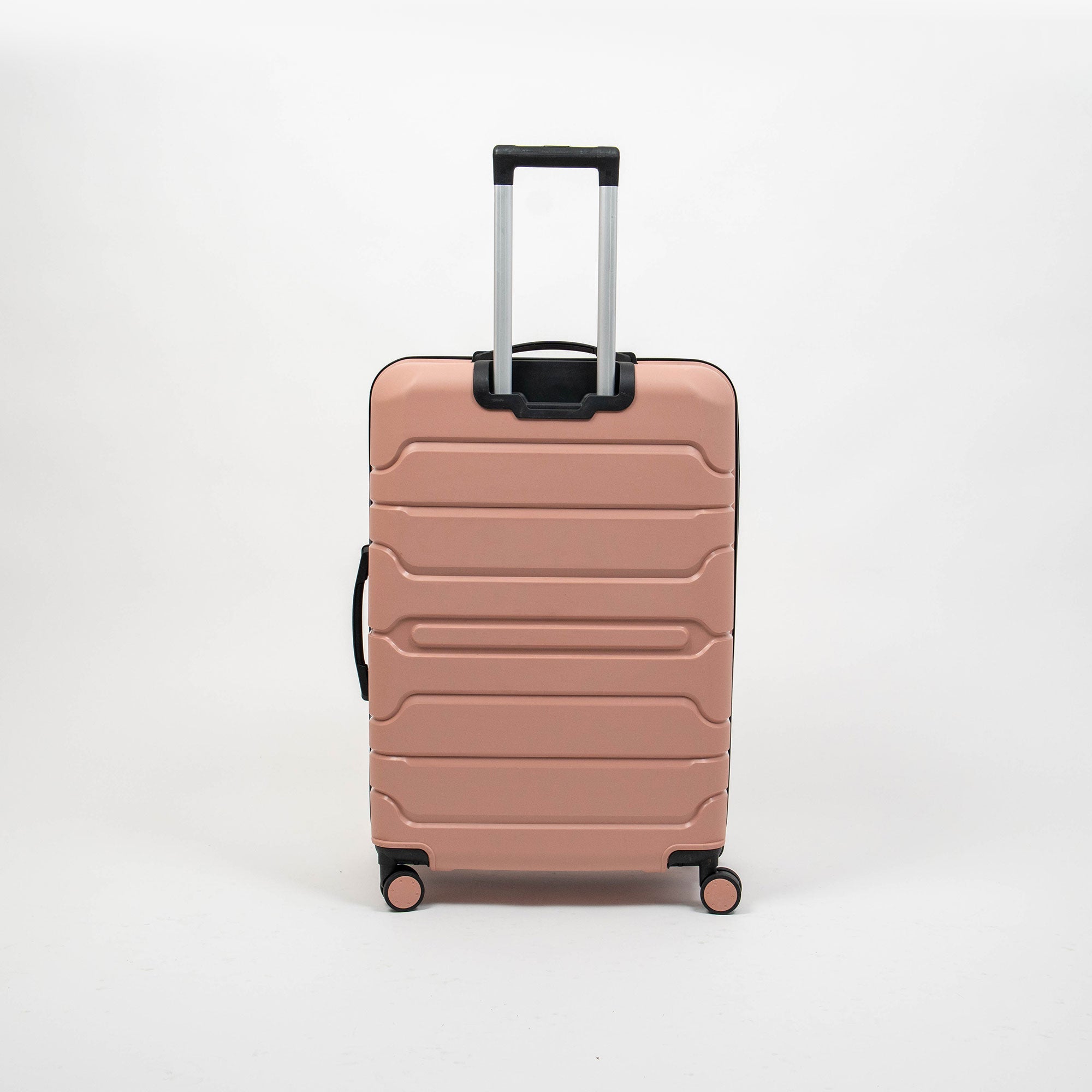 Valise Titou Mat - Saumon & Noir