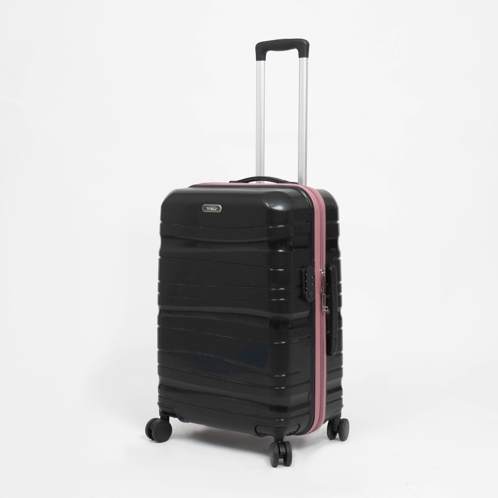 Valise Titou Brilliant - Noir & Violet