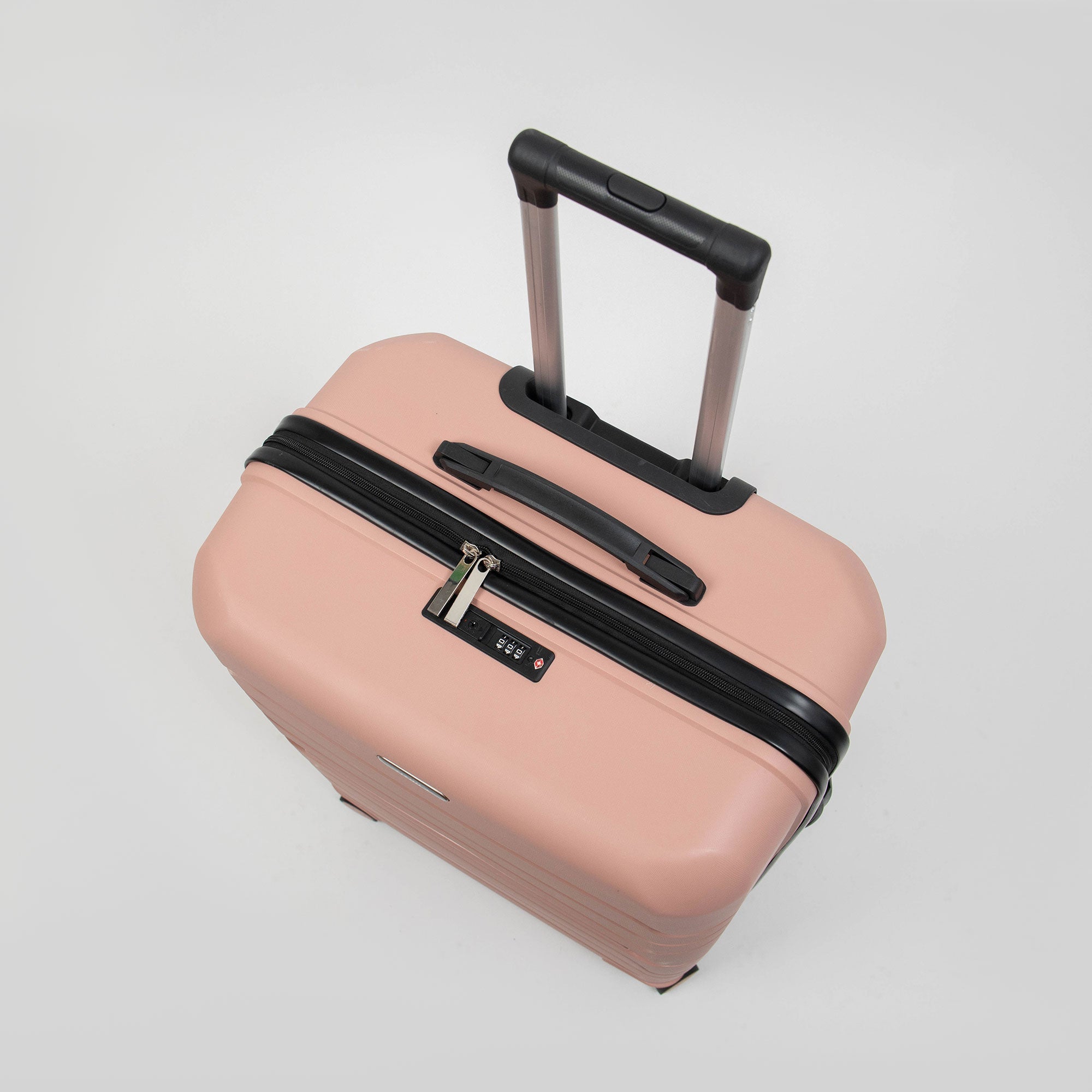Valise Titou Mat - Saumon & Noir