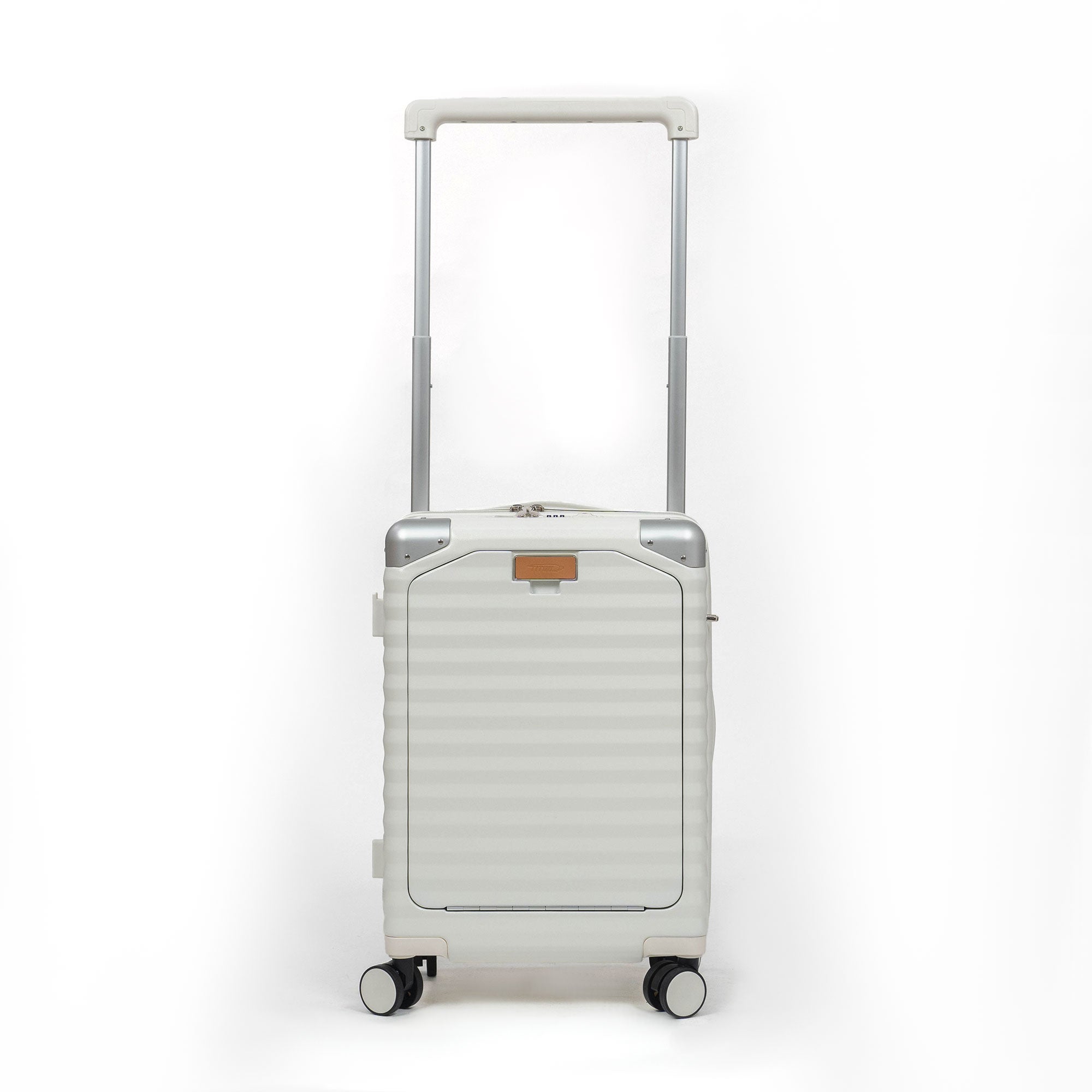 Valise Cabine TITOU Smart Pro – TSA, Port USB, Compartiment Laptop & Porte Goblet - Blanc