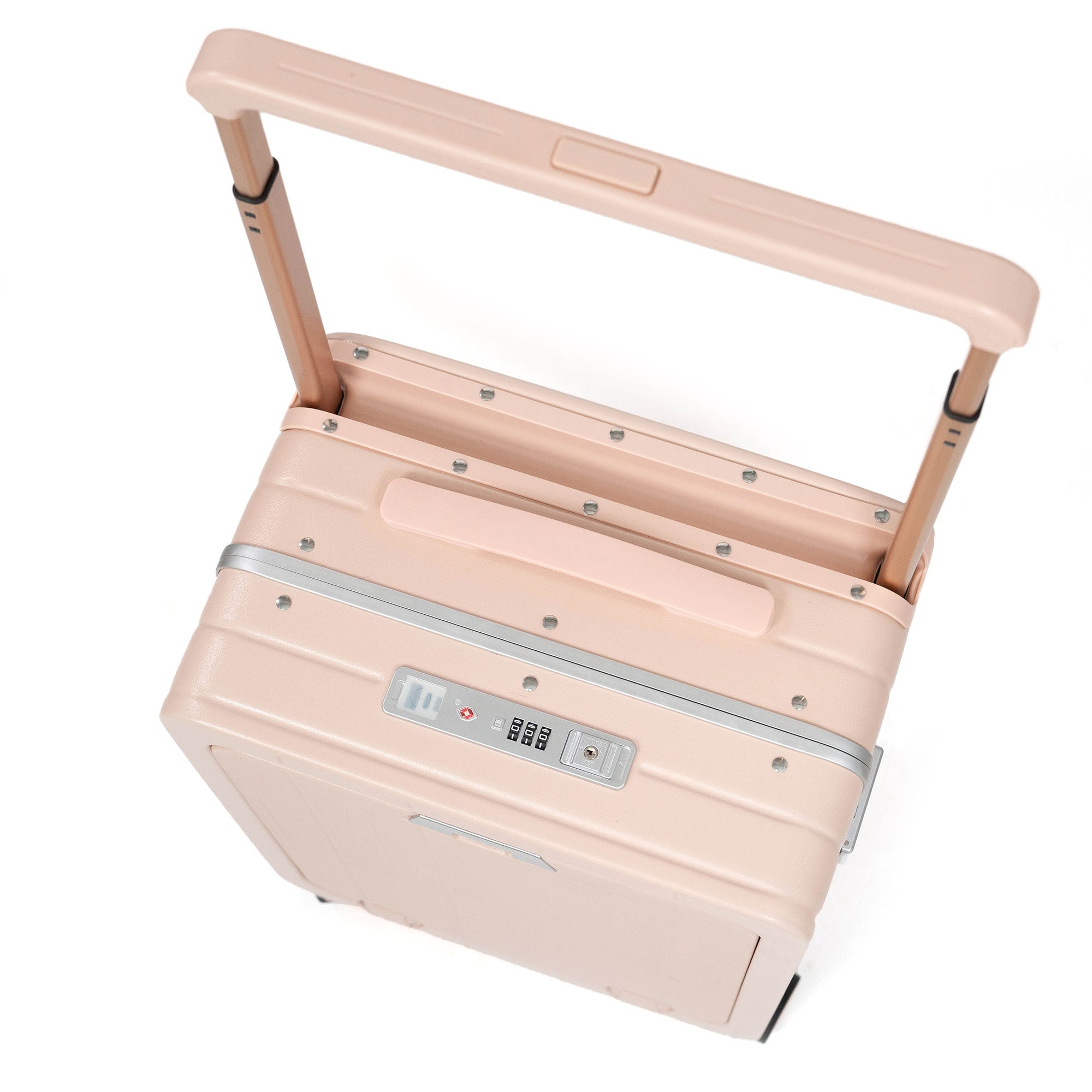 Valise Cabine Titou Premium – TSA, Port USB, Compartiment Laptop & Trolley Large - 8666PRO - Rose