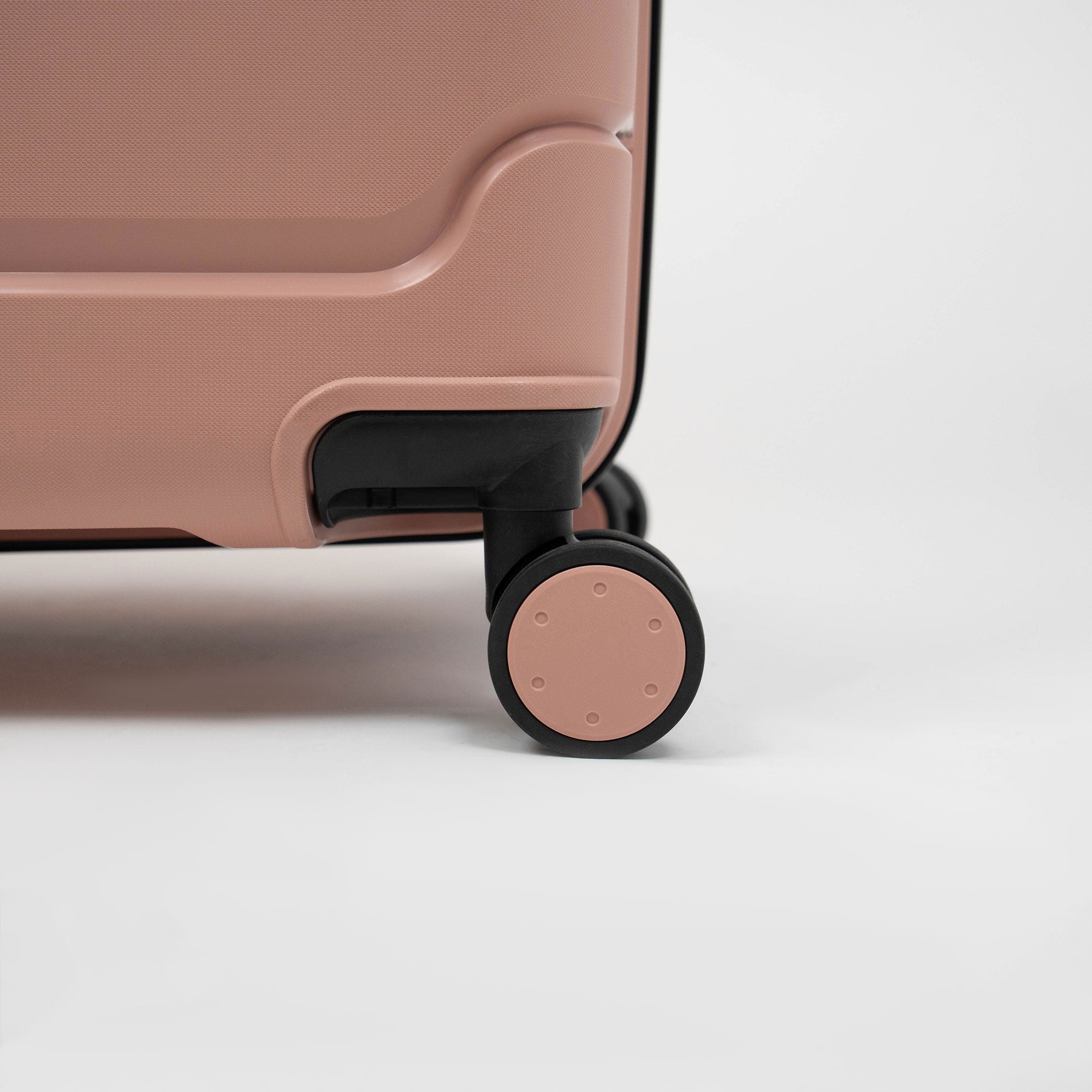 Valise Titou Mat - Saumon & Noir