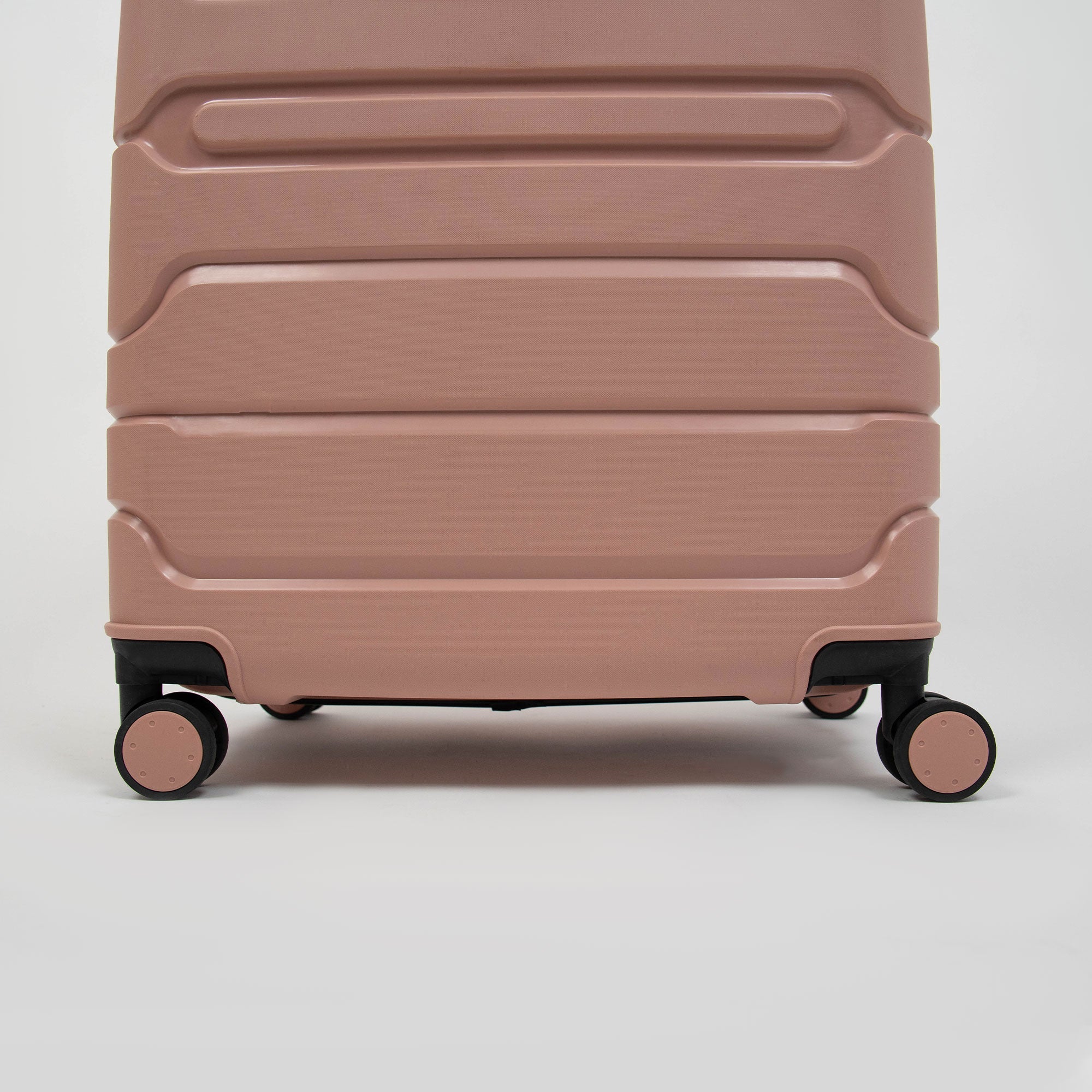 Valise Titou Mat - Saumon & Noir