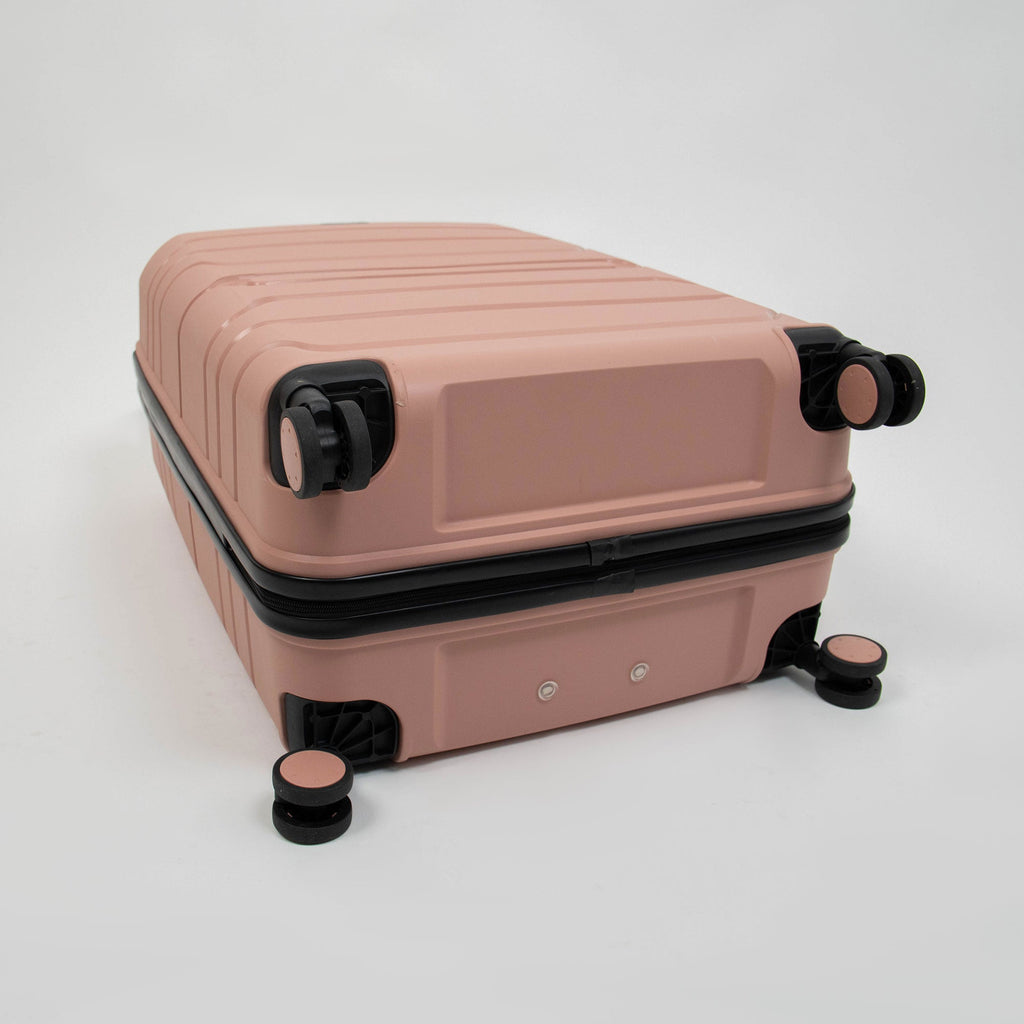 Valise Titou Mat - Saumon & Noir
