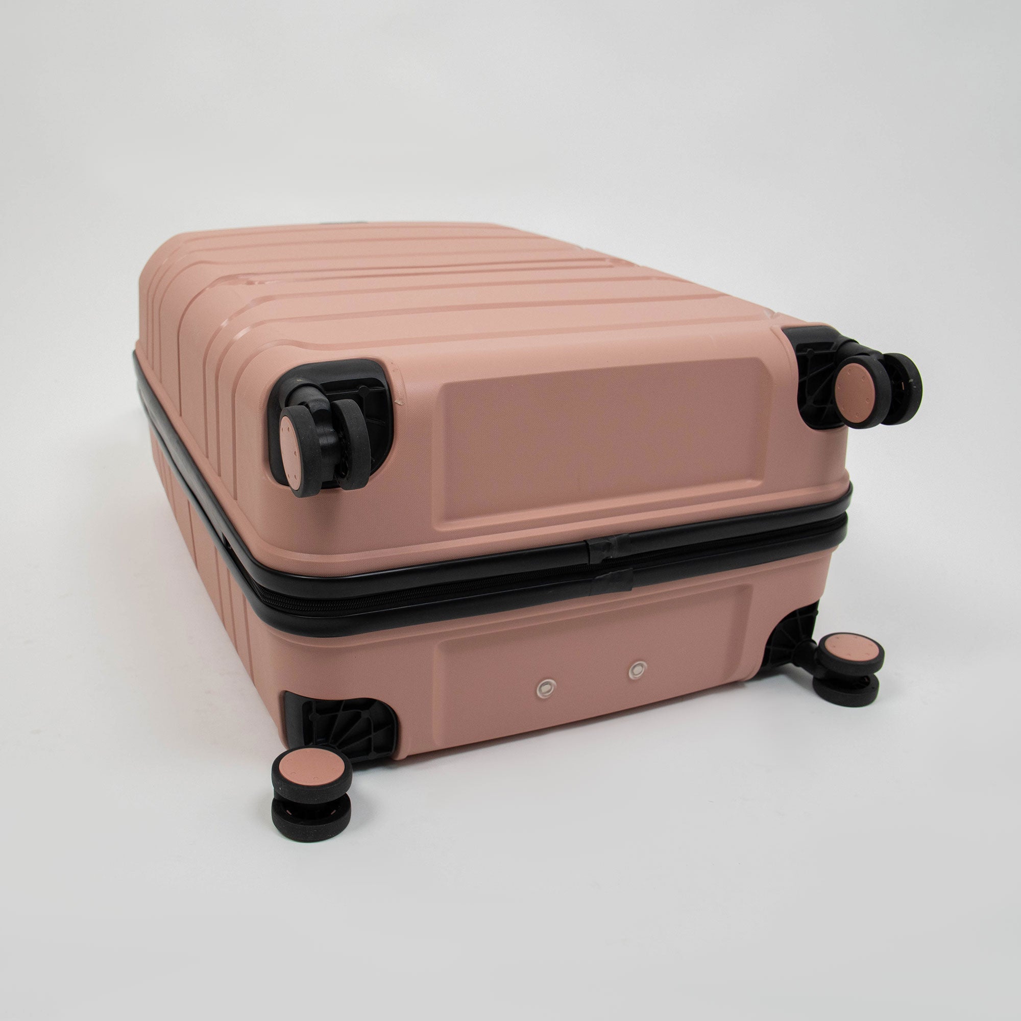 Valise Titou Mat - Saumon & Noir