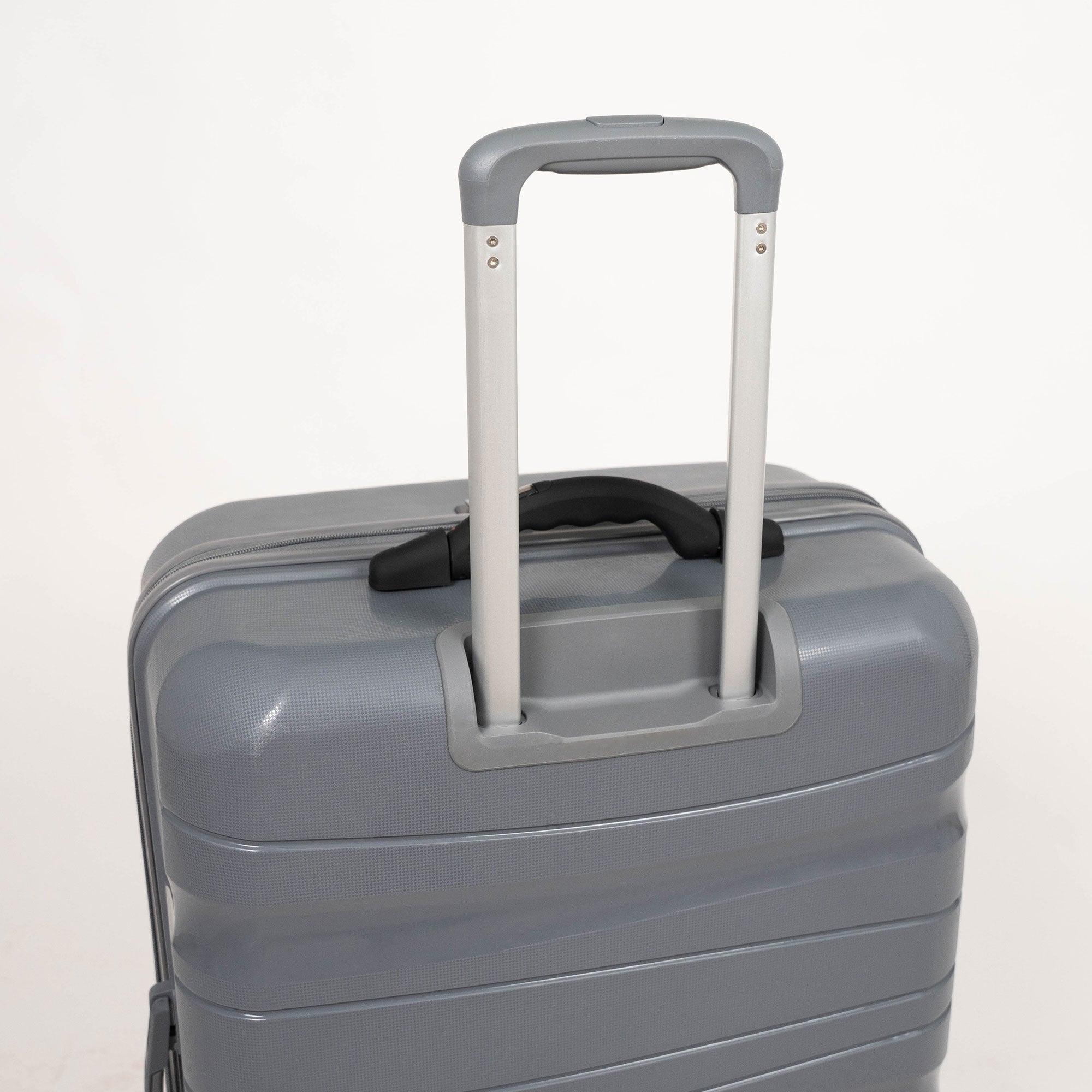 Set de 3 valises Titou avec pèse-bagages intégré et port USB intégré - Gris