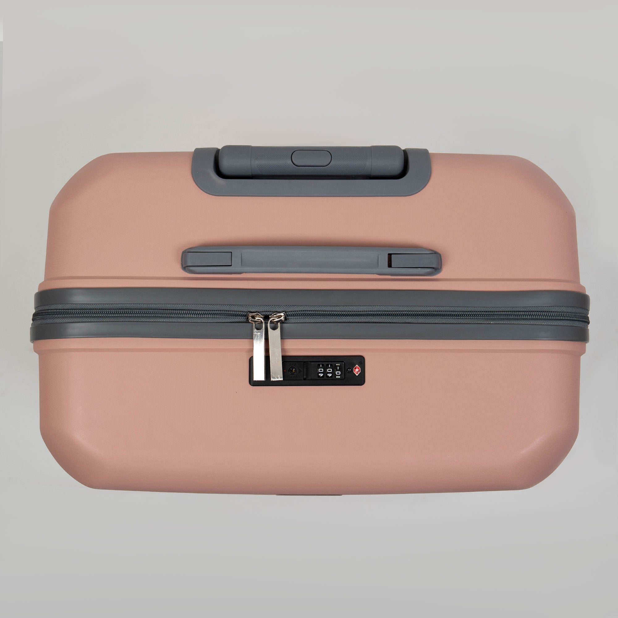 Valise Titou Mat - Saumon & Gris
