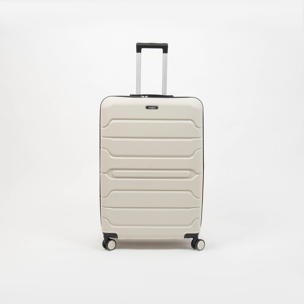 Valise Titou Mat - Beige & Noir