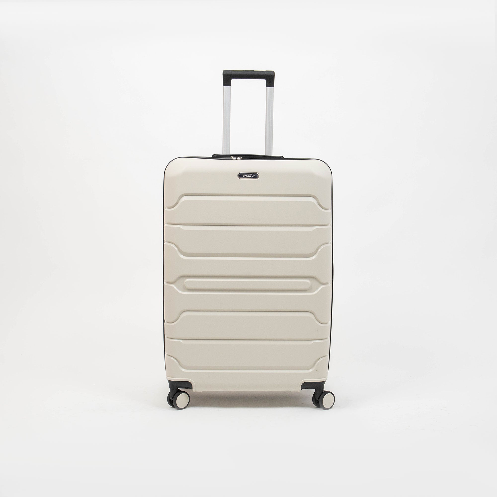 Valise Titou Mat - Beige & Noir