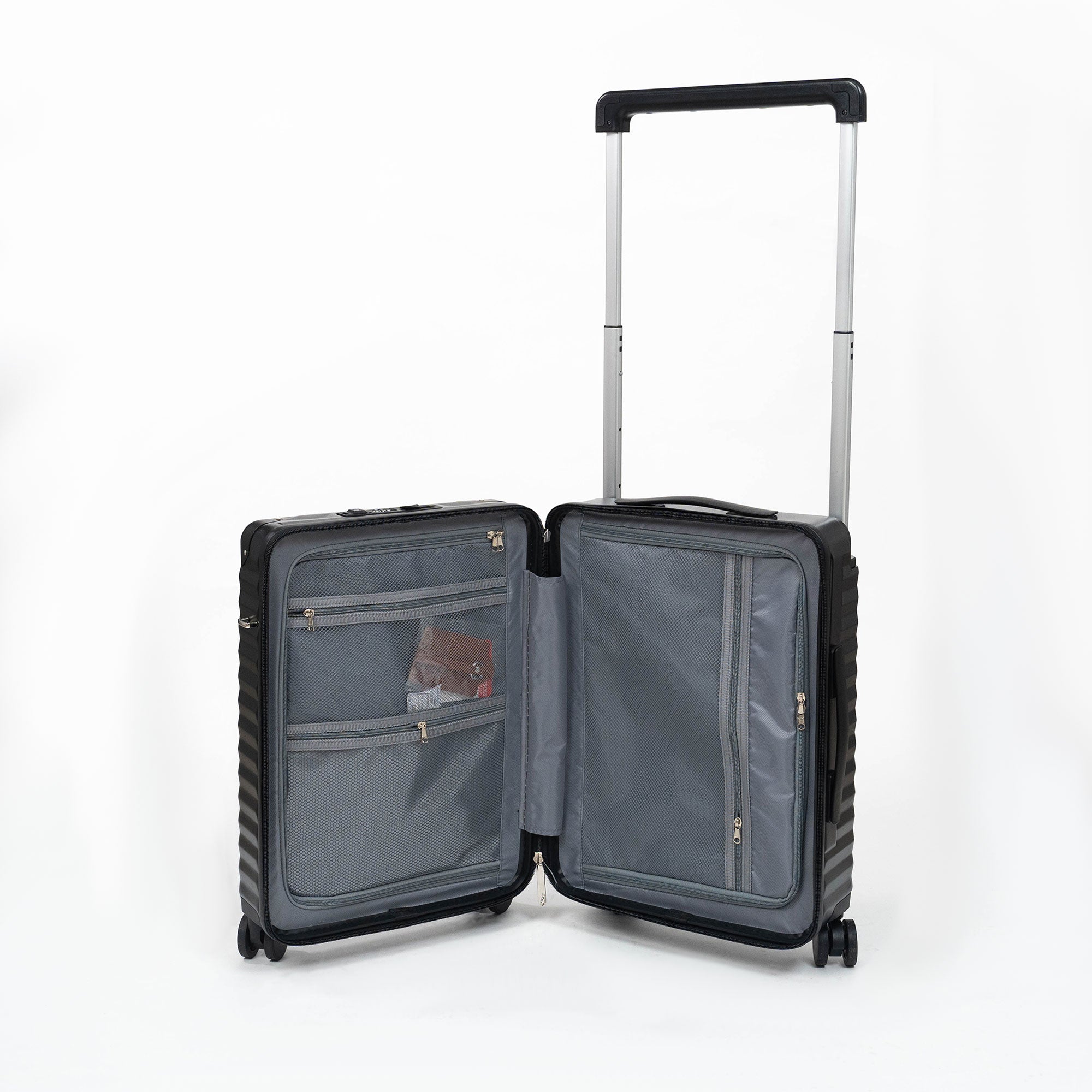 Valise Cabine TITOU Smart Pro – TSA, Port USB, Compartiment Laptop & Porte Goblet - Noir