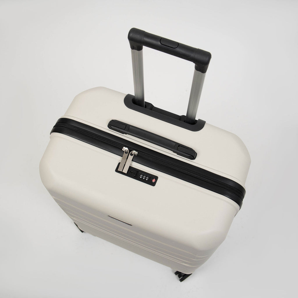 Valise Titou Mat - Beige & Noir