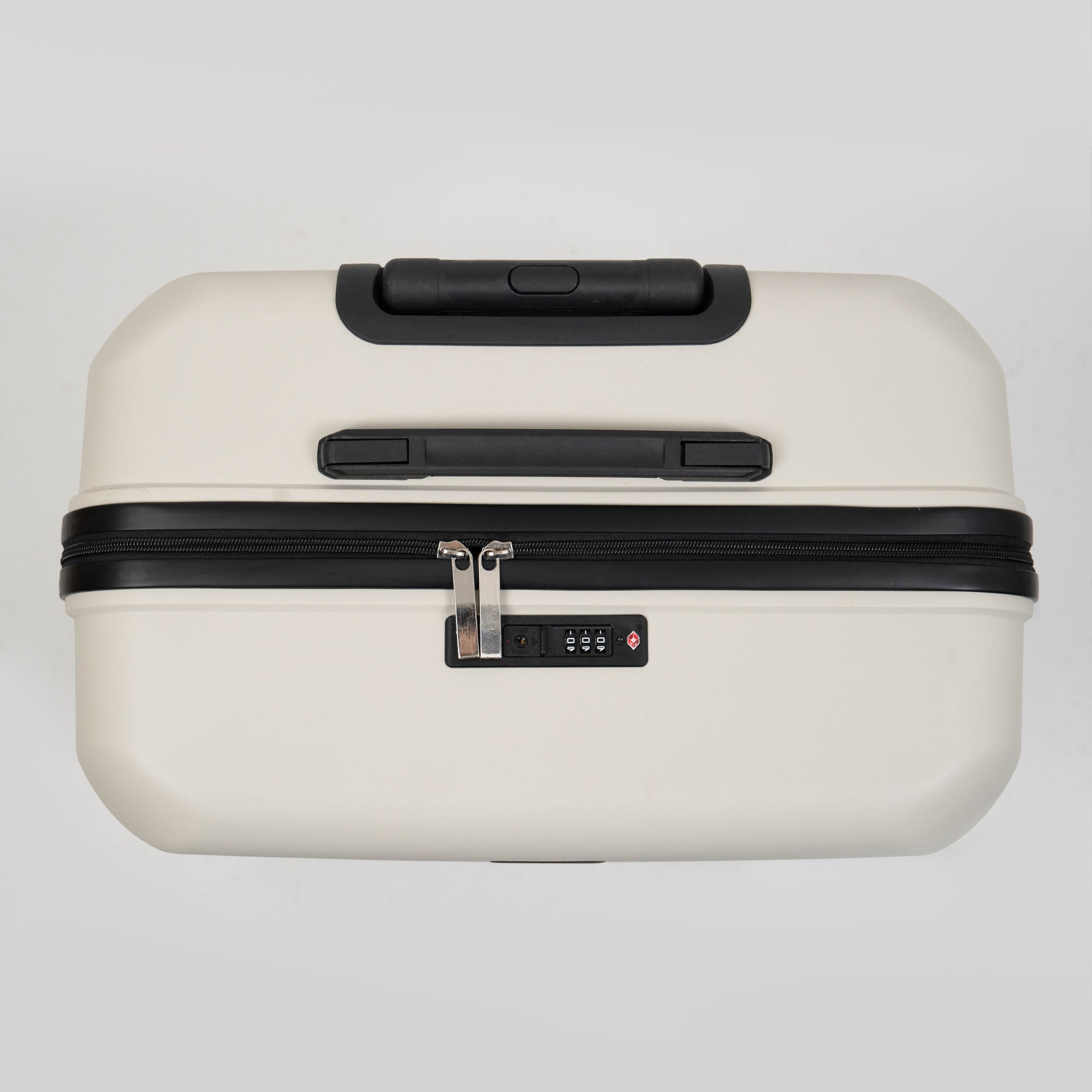Valise Titou Mat - Beige & Noir