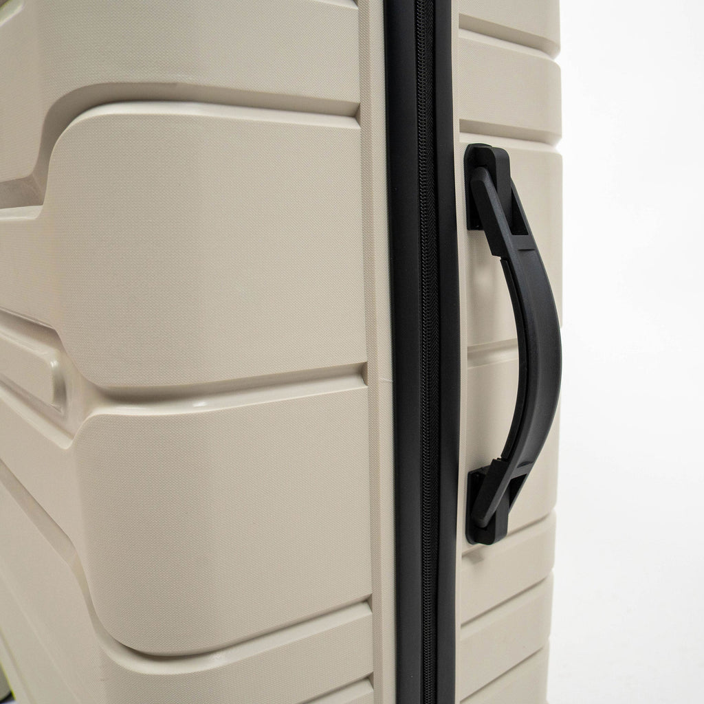 Valise Titou Mat - Beige & Noir