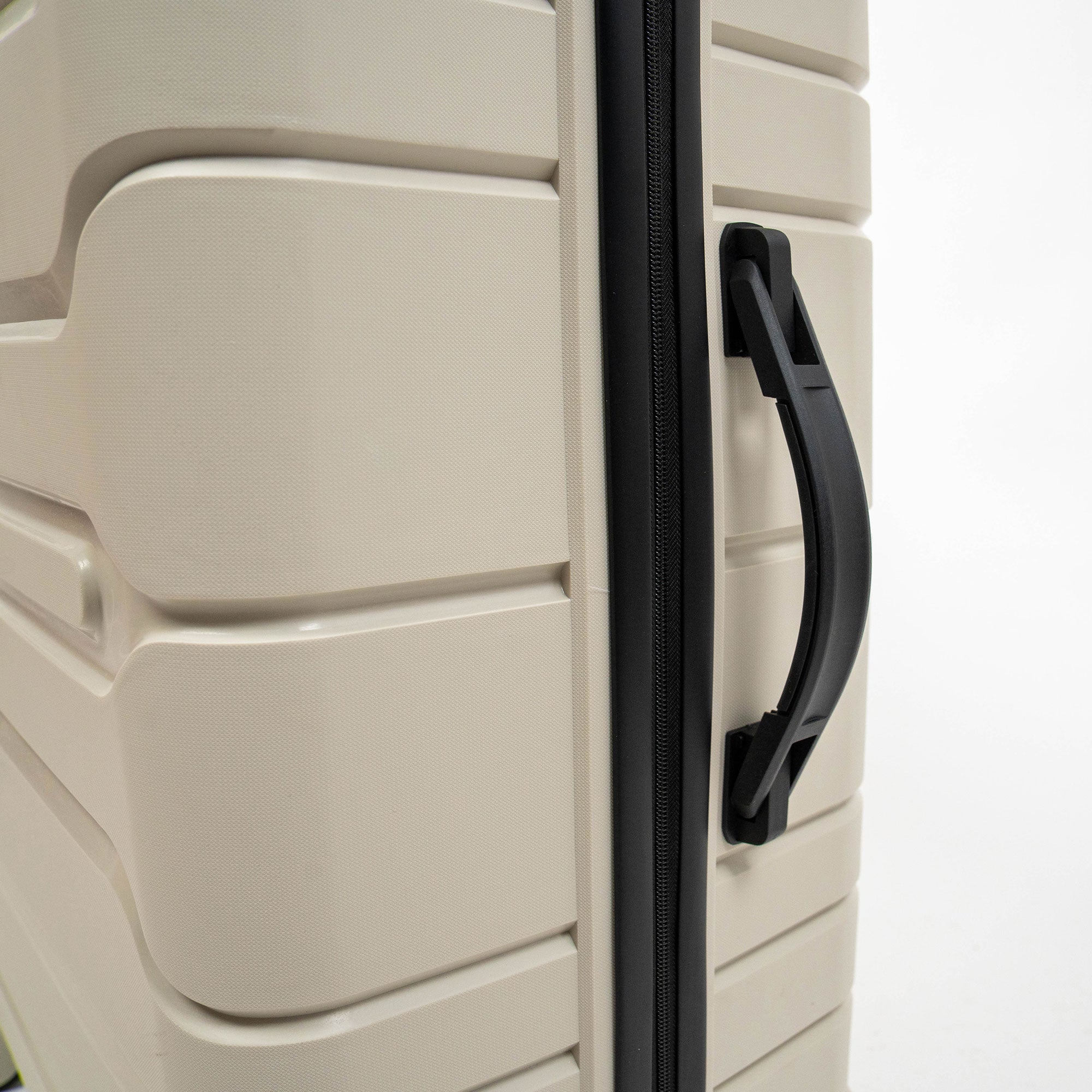 Valise Titou Mat - Beige & Noir