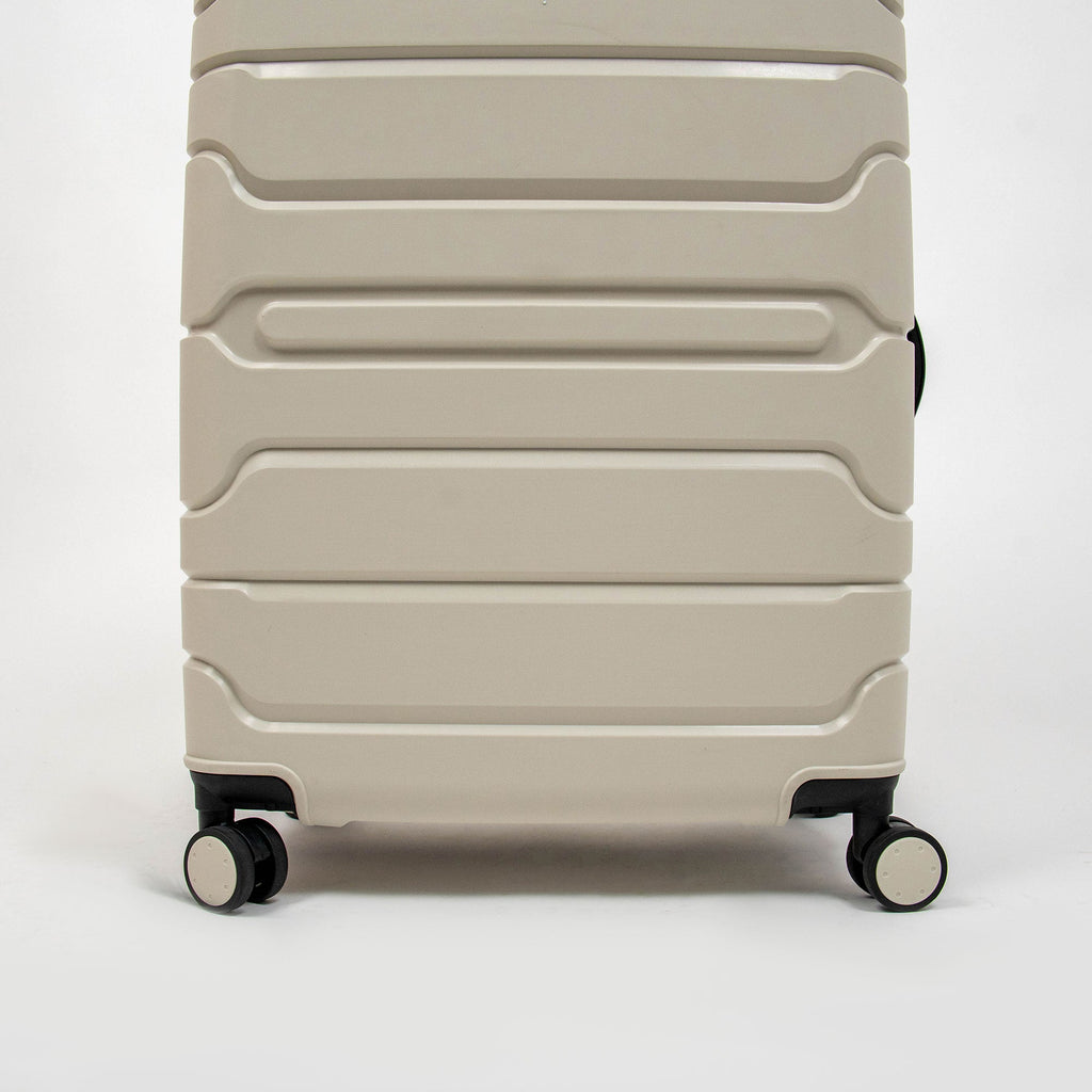 Valise Titou Mat - Beige & Noir