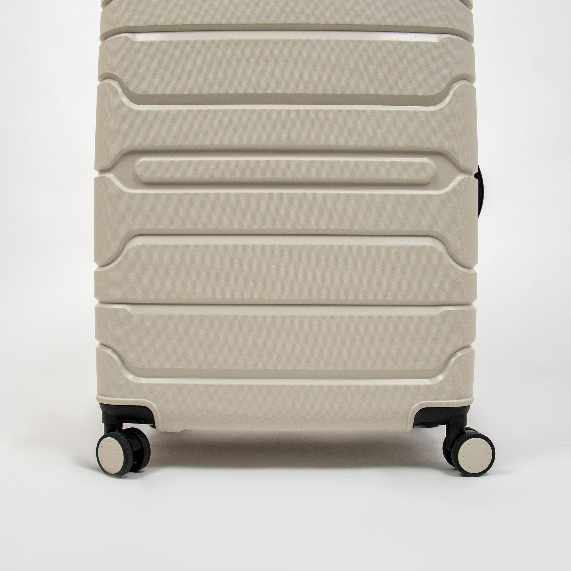 Valise Titou Mat - Beige & Noir