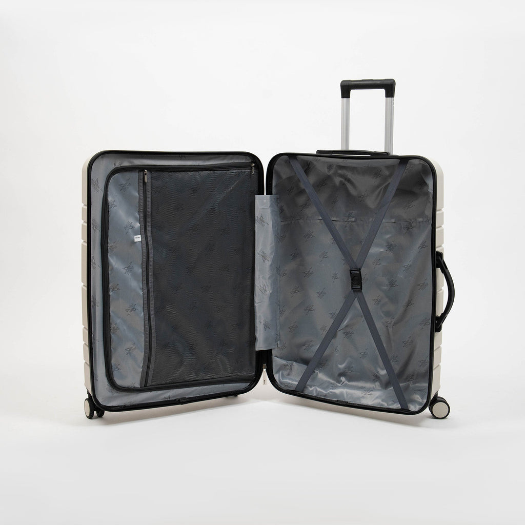 Valise Titou Mat - Beige & Noir