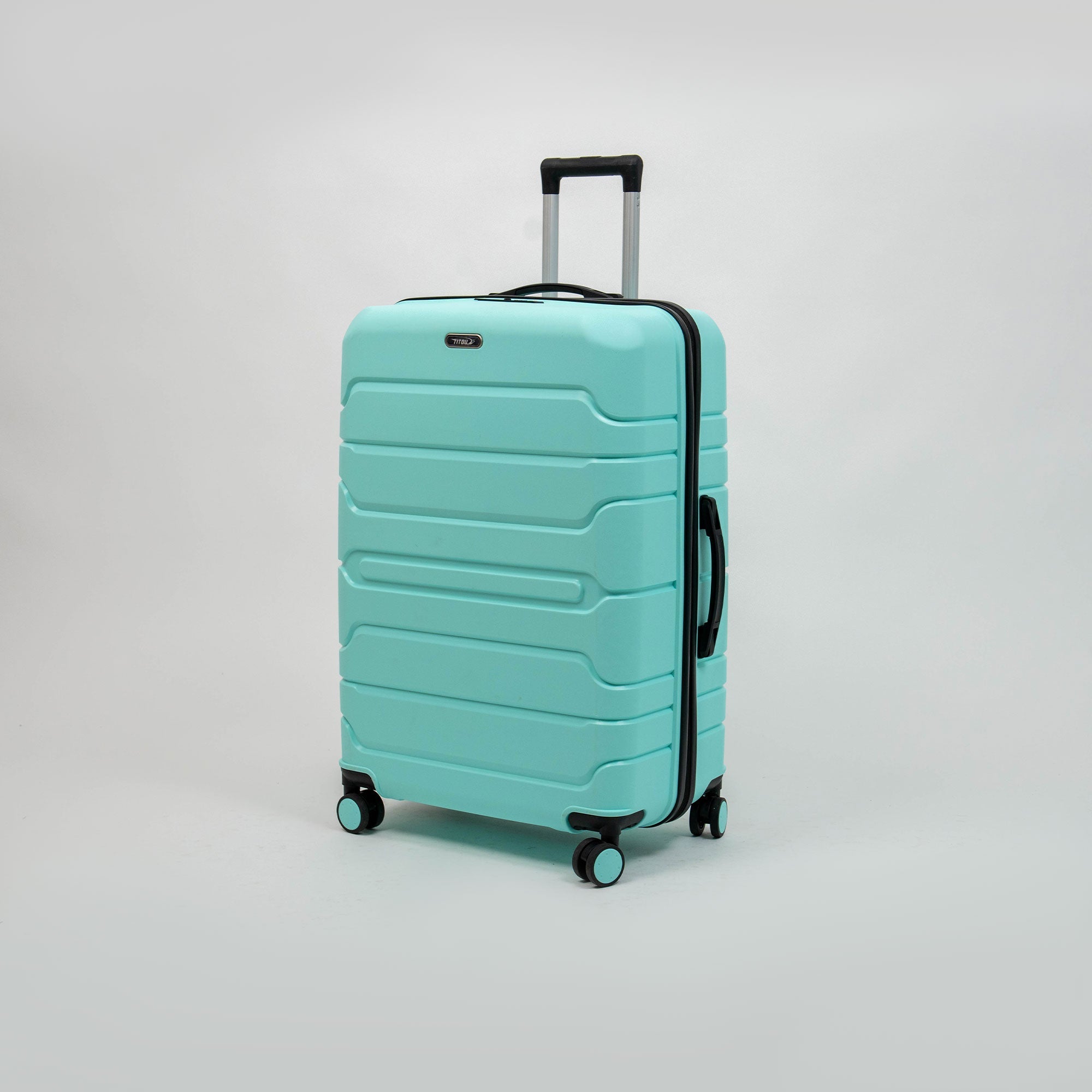 Valise Titou Mat - Vert d'eau & Noir