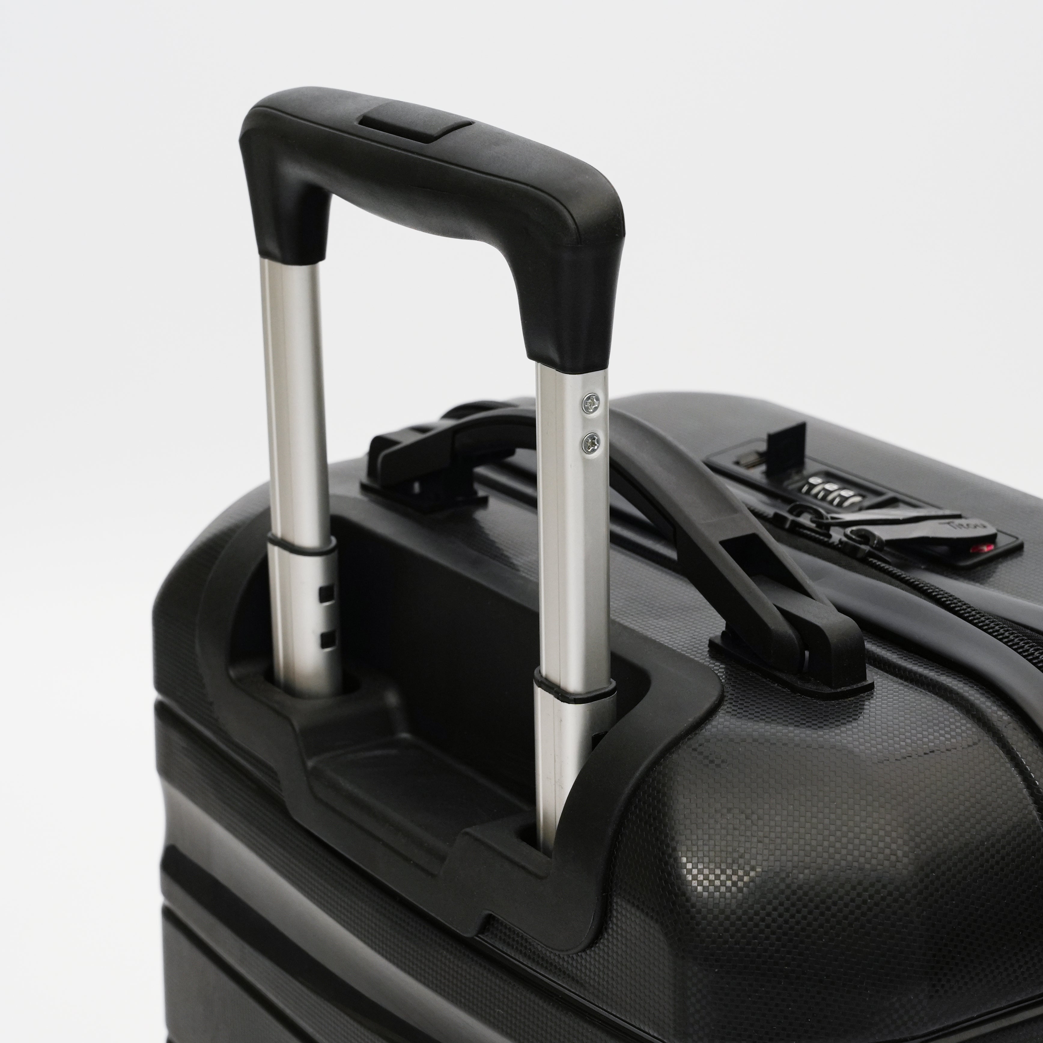 Set de 3 valises Titou avec pèse-bagages intégré et port USB intégré - Noir