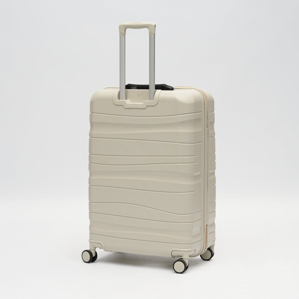 Set de 3 valises Titou avec pèse-bagages intégré et port USB intégré - Beige