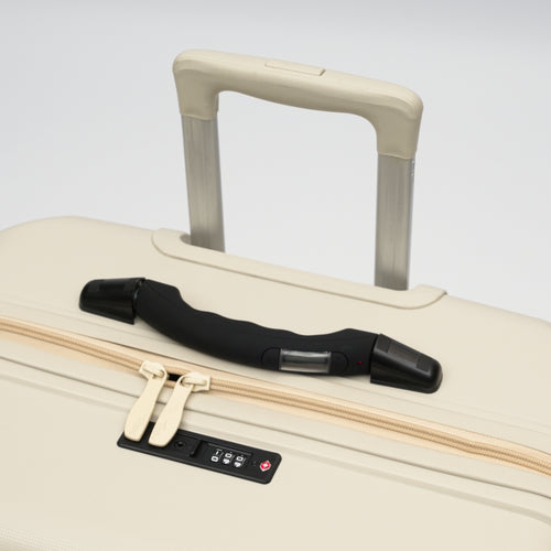 Set de 3 valises Titou avec pèse-bagages intégré et port USB intégré - Beige