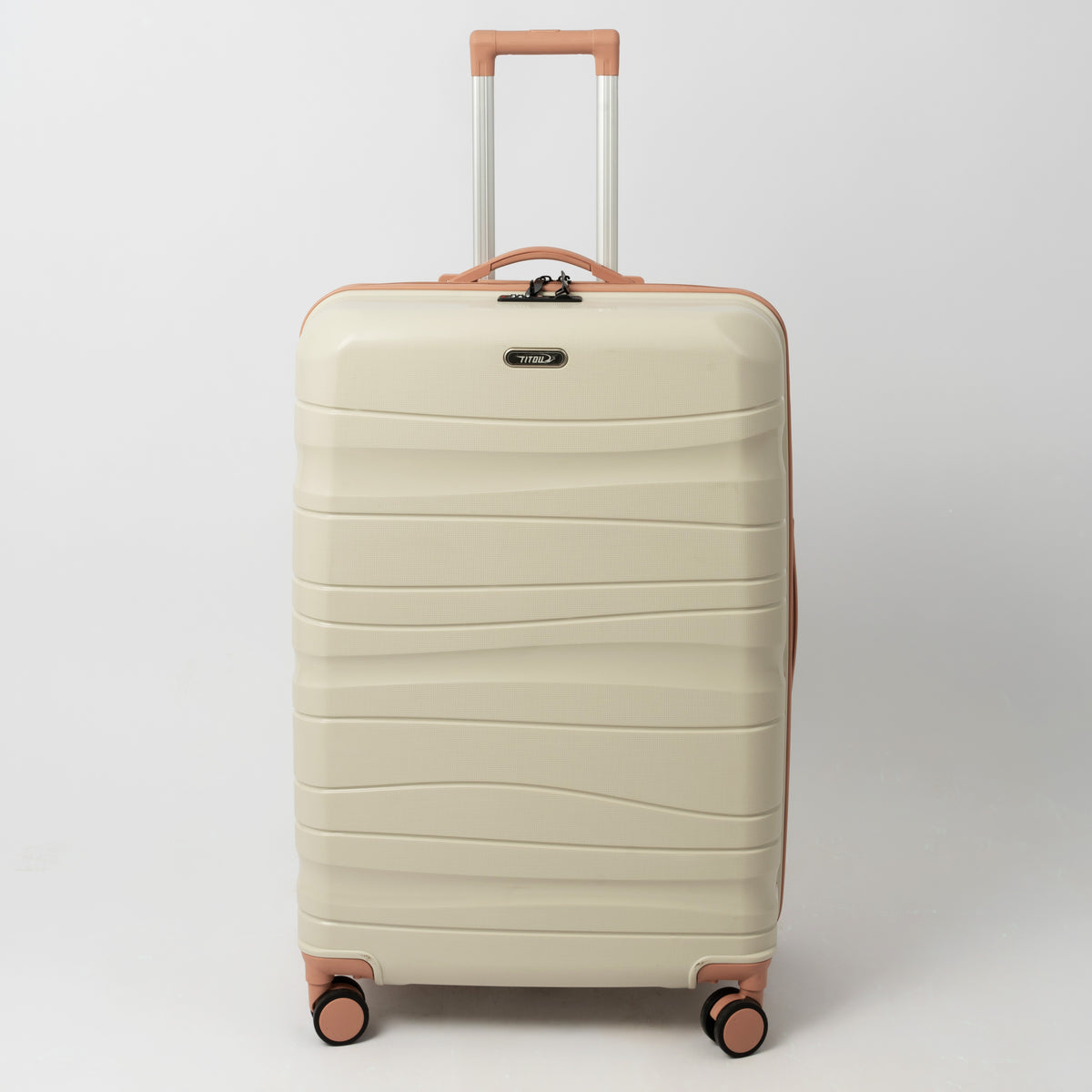 Valise Titou Brilliant - Beige & Saumon