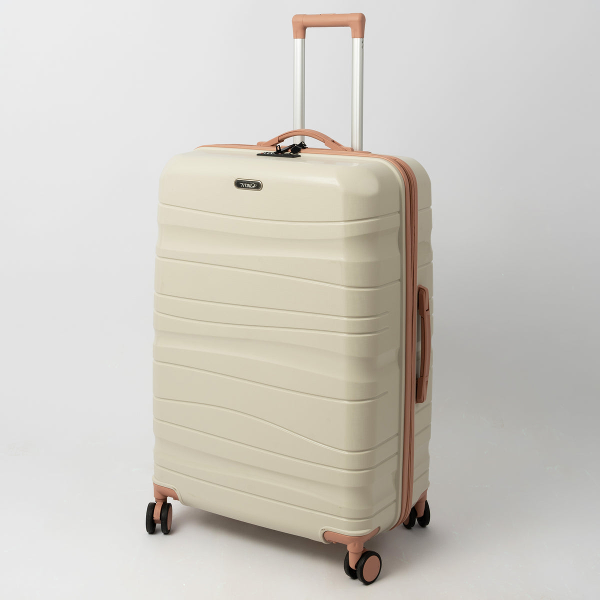 Valise Titou Brilliant - Beige & Saumon