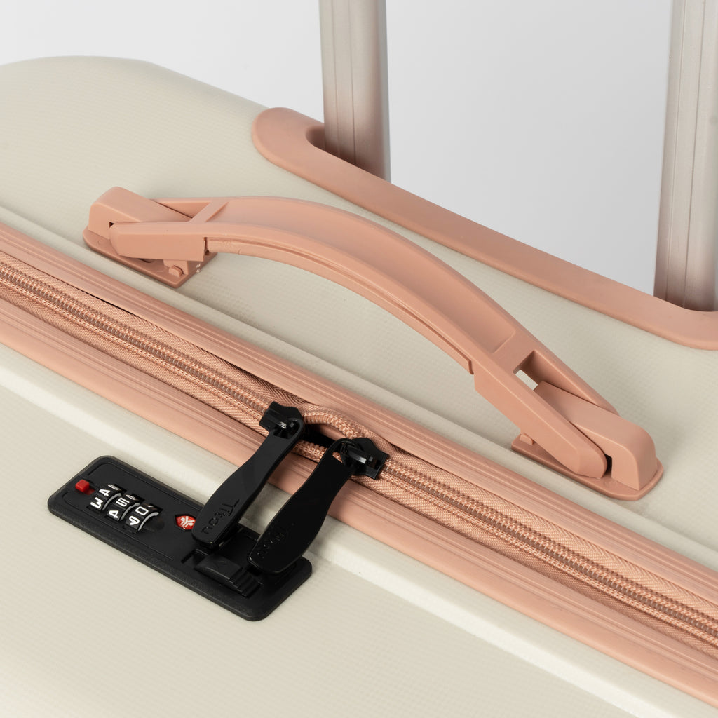 Valise Titou Brilliant - Beige & Saumon
