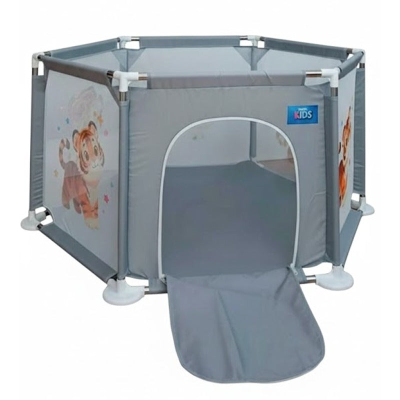 Parc Bébé Premium Titou Kids - Gris Claire