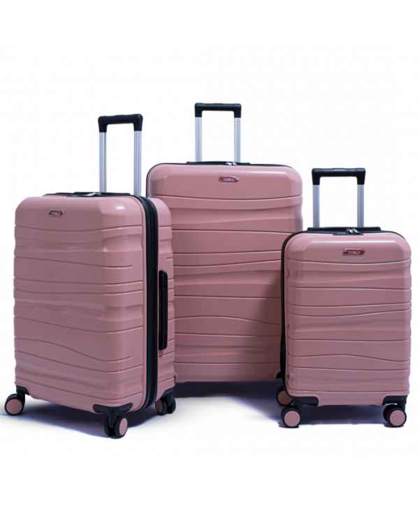 Valise Titou Brilliant - Saumon & Noir