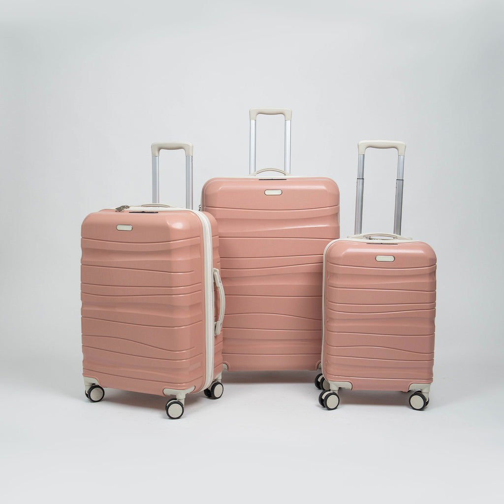 Valise Titou Brilliant - Saumon & Beige