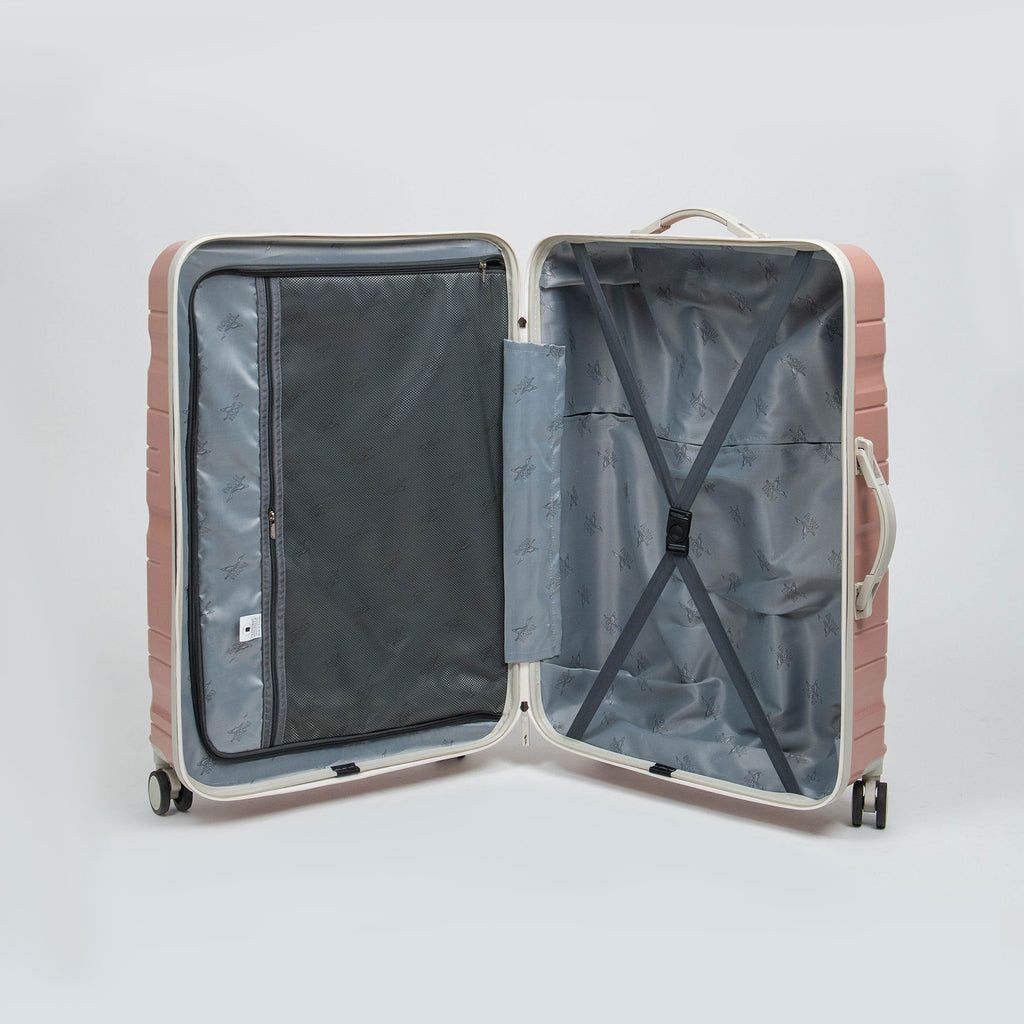 Valise Titou Brilliant - Saumon & Beige