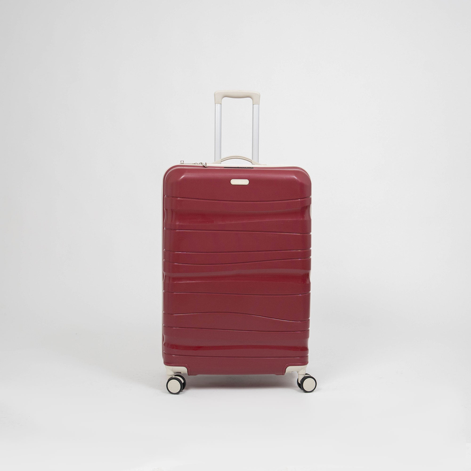 Valise Burgundy & Beige