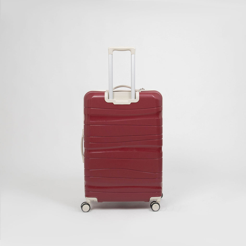 Valise Burgundy & Beige