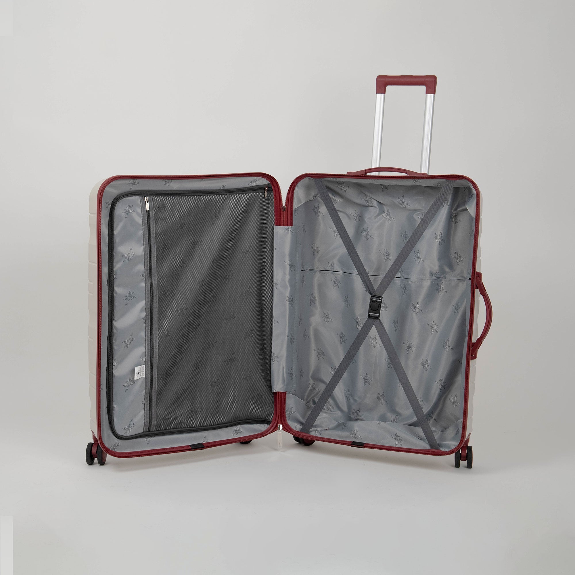 Valise Titou Brilliant - Beige & Burgundy